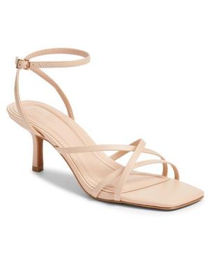 Open Edit Remington Ankle Strap Sandal - Pink