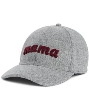 David & Young 'Mama' Chenille Patch Baseball Cap - Gray