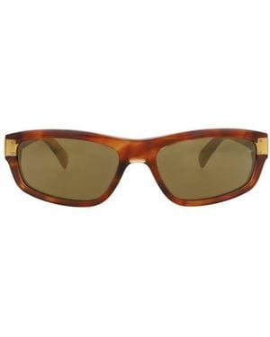 dunhill 58Mm Rectangular Sunglasses - Natural