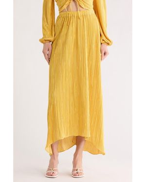 Ramy Brook Gwendolyn Stripe Maxi Skirt - Yellow