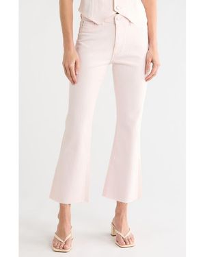 DL1961 Bridget Cropped Denim Pants - Pink