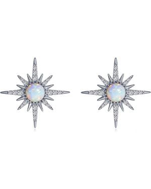 Lafonn Simulated Diamond Stud Earrings - Blue