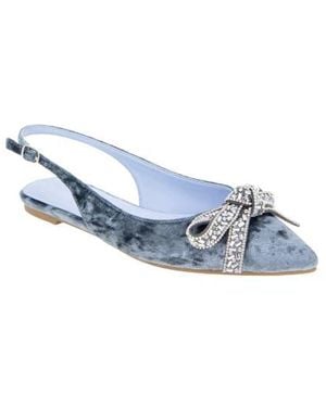 BCBGeneration Katly Slingback Pointed Toe Flat - Blue