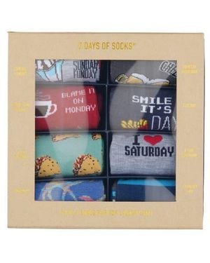 Original Penguin 7 Days A Week Sock Box - Blue