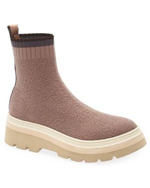 Söfft Provea Platform Sock Boot - Brown