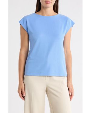 Nordstrom Rack Cap Sleeve Modal Blend T-Shirt - Blue
