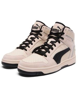 PUMA Rebound Layup High Top Sneaker - Black