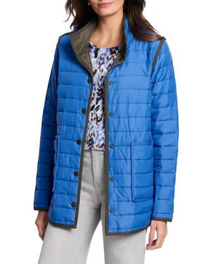 NIC+ZOE Allovette Reversible Quilted Jacket - Blue