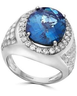 Effy London Topaz & Cubic Zirconia Ring - Blue