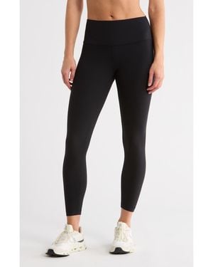 90 Degrees Brushed Lined Superflex Leggings - Black