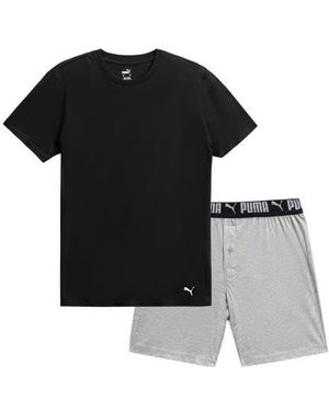 PUMA Boxer Pajamas - Black
