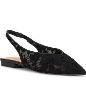 Jessica Simpson Mezzah Slingback Pointed Toe Flat - Black