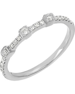 CARRIERE JEWELRY Geo Diamond Band Ring - Multicolor