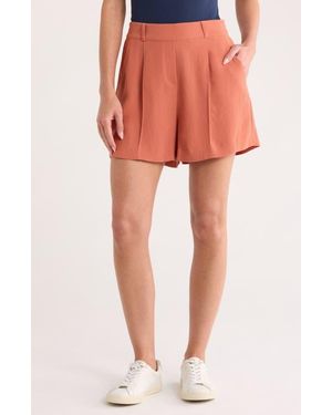 Spanx Crepe Shorts - Red