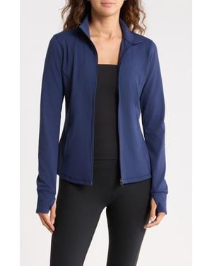 90 Degrees Altitude Full Zip Performance Jacket - Blue