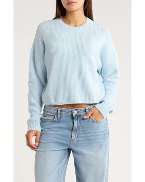 Abound Cozy Crew Pullover Sweater - Blue