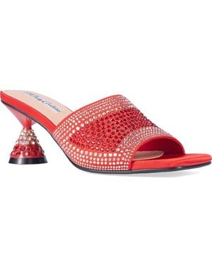 Lady Couture Fontana Slide Sandal - Red