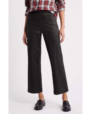 Frank & Eileen Westport Ankle Wide Leg Pants - Black