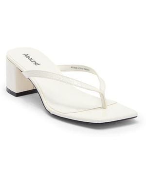 Abound Blayne Block Heel Sandal - White
