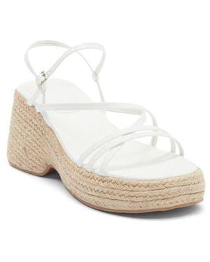 TOPSHOP Jess Espadrille Platform Sandal - White