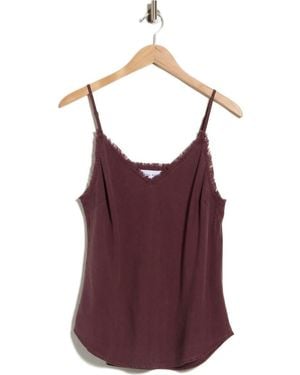Bella Dahl Frayed Edge Camisole - Purple