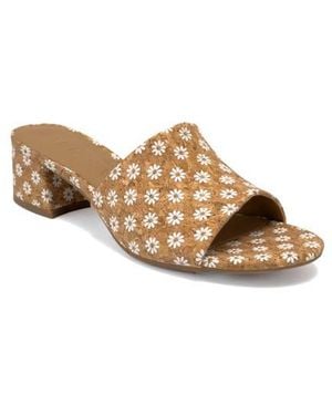 Aerosoles Como Block Heel Sandal - Natural