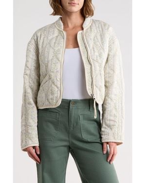 Blank NYC Quilted Jacket - Natural