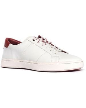 Anthony Veer Kips Low Top Leather Sneakers - White