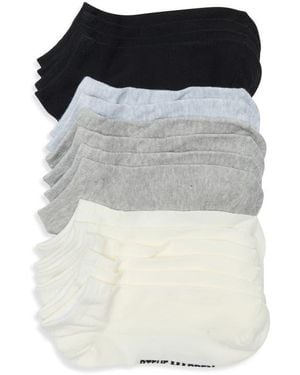 Steve Madden 8-Pack Solid Low Cut Socks - Black