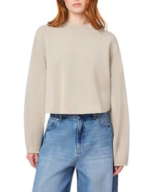 Scotch & Soda Bubble Hem Crewneck Sweatshirt - Blue