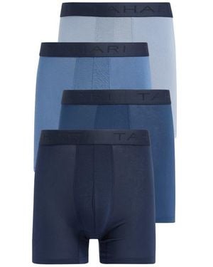 Tahari 4-Pack Luxe Micro Boxer Briefs - Blue