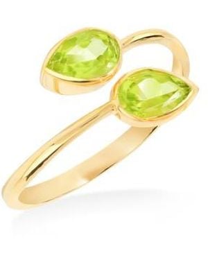 YS GEMS Gemstone Bypass Ring - Yellow