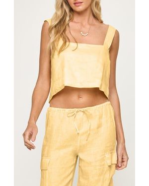 LSPACE Long Island Cover-Up Tank - Yellow