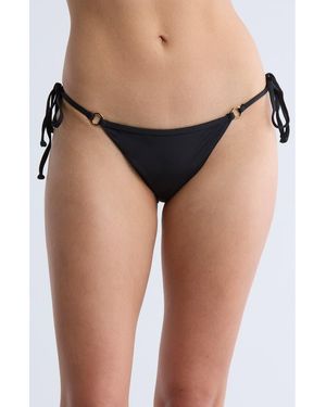 Dippin' Daisy's Talia Side Tie Bikini Bottoms - Black