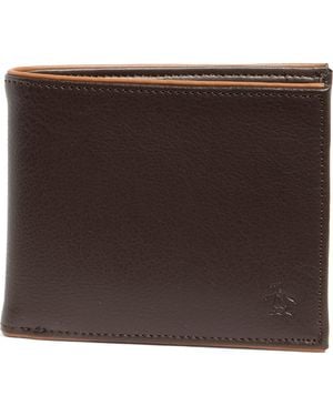 Original Penguin Leather Bifold Wallet - Brown