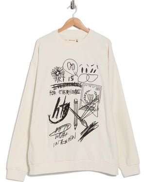 Honor The Gift Quick Sketch Crewneck Sweatshirt - White