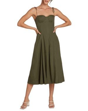 Willow Raissa Fit & Flare Dress - Green