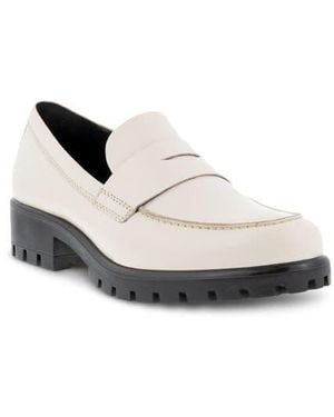 Ecco Modtray Penny Loafer - White