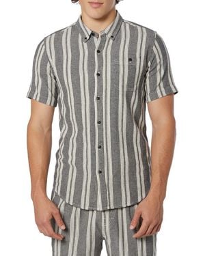 Ezekiel Melbourne Short Sleeve Woven Shirt - Gray