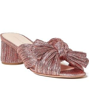 Loeffler Randall Emilia Rose Knotted Bow Sandal - Pink