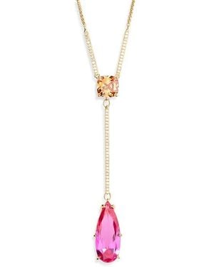 Nadri Valentine's Day Capsule Stud Earrings & Necklace Set - Black