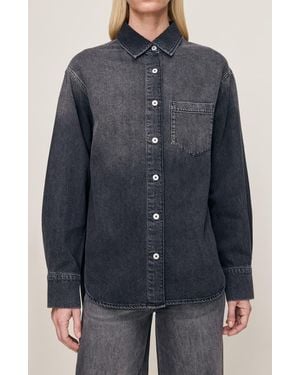 DL1961 Faye Denim Shirt - Blue