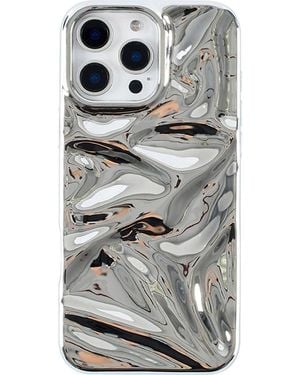 Auramma Crinkle Iphone 16 Pro Max Case - Gray