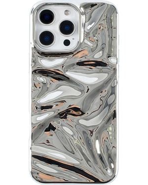 Auramma Crinkle Iphone 16 Pro Max Case - Gray