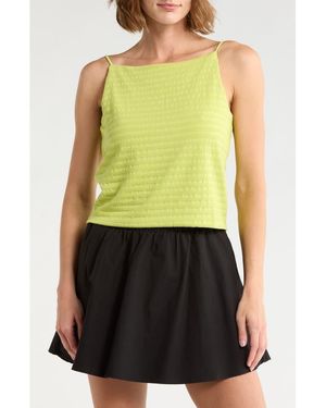 Current/Elliott Ribbed Knit Camisole - Yellow