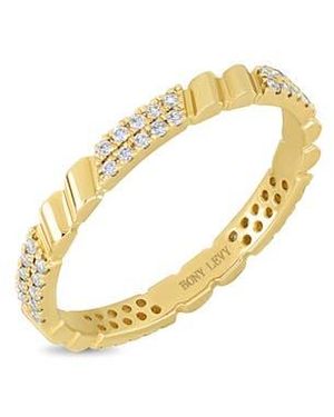 Bony Levy Cleo Diamond Eternity Ring - Metallic