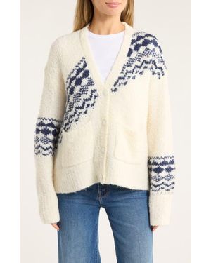 10 Crosby Derek Lam Bette Fair Isle Cardigan - Multicolor