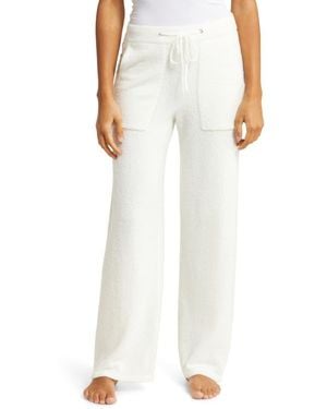Barefoot Dreams Cozychic Lite High Waist Lounge Pants - White