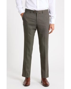 Original Penguin Slim Fit Flat Front Suit Separate Pants - Green