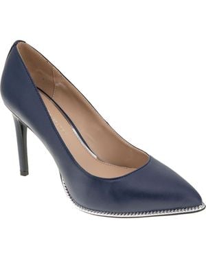 BCBGeneration Pointed Toe Chain Detail Pumps - Blue
